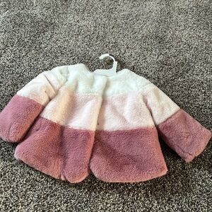 Girl’s Faux Fur Coat 18Months